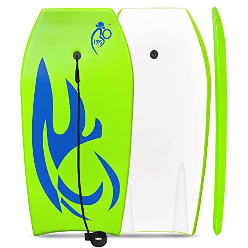 41-Inch Lightweight Body Board with EPS Core for Surfing - Green