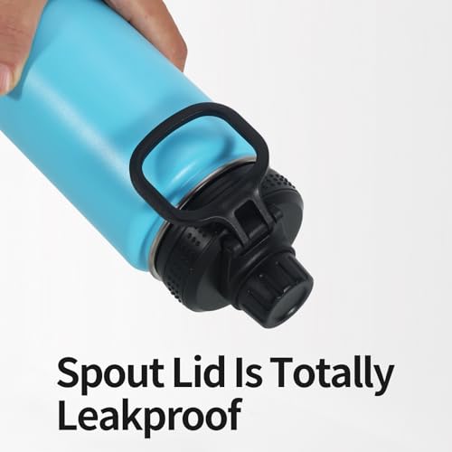 Leak-Proof Water Bottle Spout Lid Replacement for Thermoflask 12oz-64oz