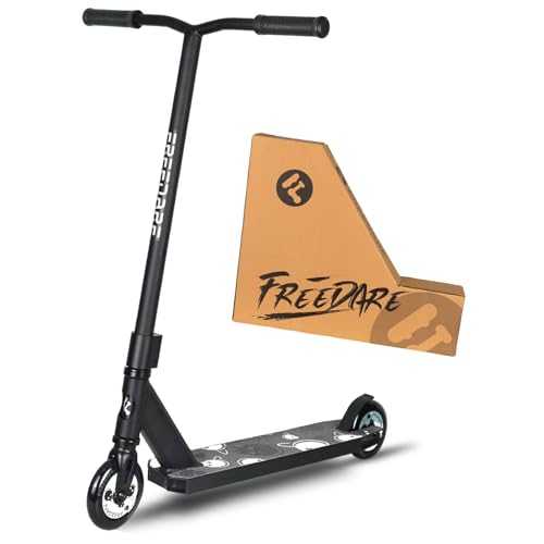 FREEDARE Pro Stunt Scooter for Kids & Teens Black JB3 Lightweight Durable