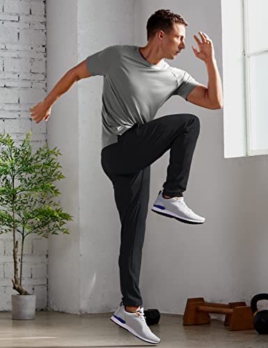 CRZ YOGA 4-Way Stretch Workout Pants - Medium Black 30"