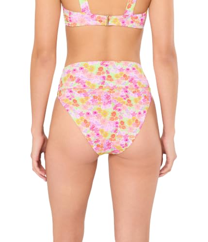 Beach Riot Women's Highway Bottoms Large Neon Bouquet - Beachwear Swimwear