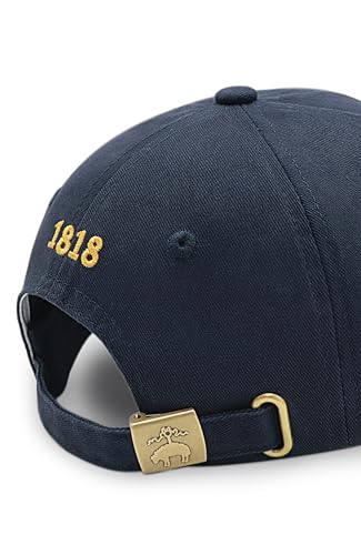 Brushed Navy Brooks Brothers Men’s 100% Cotton Twill Baseball Cap - One Size Adjustable