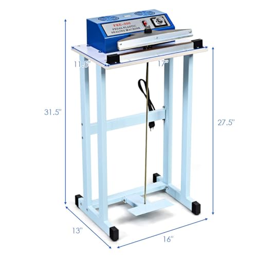 12-Inch Commercial Impulse Bag Sealer Heat Sealing Machine for Plastic Bags