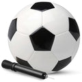 PlayBolt Size 4 Soccer Ball - Youth Training & Match-Ready with Pump
