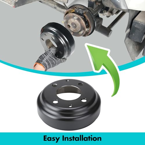 Golf Cart Brake Drums for Yamaha G1 G2 G8 G9 G11 G14 G16 G19 G22 G29 & Club Car DS 1981-2018
