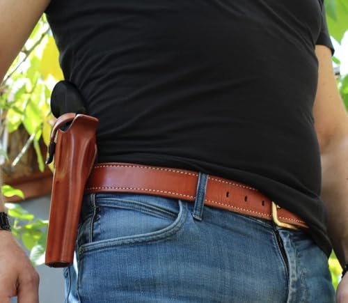MASC OWB Leather Revolver Holster for Uberti 1873 .45 4-3/4 inch - Right Hand