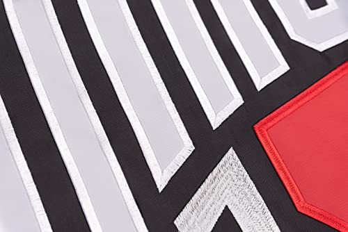 3x5 Ft Embroidered University Flag for Indoor Outdoor Display - Ohio State Buckeyes