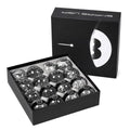 Empire USA Gray Marble Billiard Ball Set - Regulation 2.25 Inch Pool Balls with Stripes