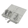 Heavy-Duty Galvanized Floating Dock Link Connector Kit - Marine-Grade Hinge Sets