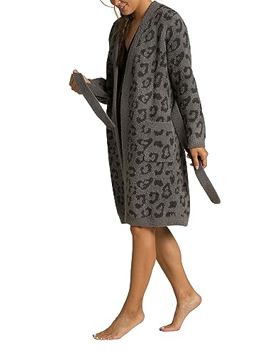 Women's CozyChic Robe - Barefoot in the Wild Style, Medium, Graphite