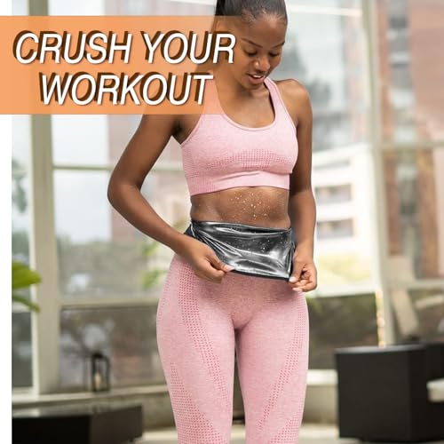 Large-X-Large Sauna Suit Waist Trimmer Belt for Women Sweat Band Plus Size