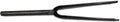 roadkey Road 700C Bike 3K Gloss Full Carbon Fibre Forks Fixed Gear Bicycle Fork Black (Black 3k Gloss)