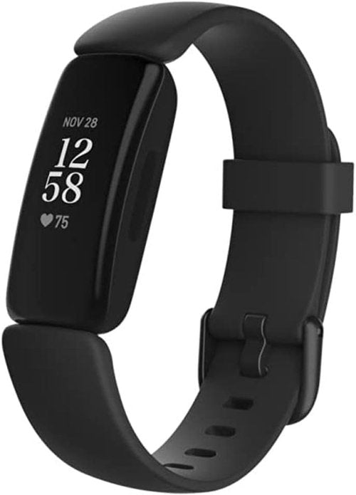 Fitbit Inspire 2 Fitness Tracker - 24/7 Heart Rate Monitoring & Free 1-Year Premium Trial | Black, One Size (S & L Bands)