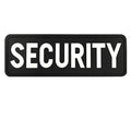 PVC Security Hook Fastener Back for Military Tactical Vests - White 6x2 inch