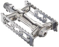 MKS Silvan Touring Next Pedal Set - Left & Right, Silver, Regular Fit