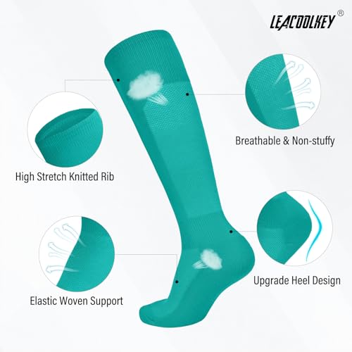 Youth Teal Baseball Belt and Socks Combo Set Breathable Softball Accessories