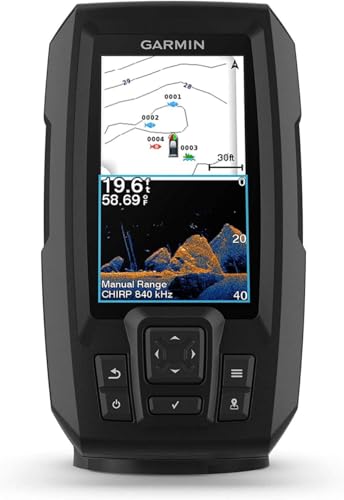 Garmin STRIKER Vivid 4cv Fishfinder with 4-Inch Color Display, Transducer & GPS