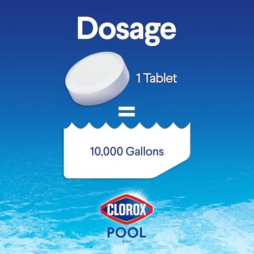 Clorox Pool & Spa Active99 3-Inch Chlorinating Tablets 35LB for Bacteria & Algae Control