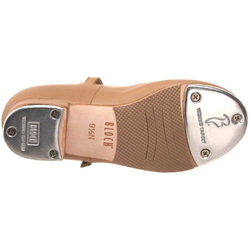 Children's Tap Shoes - Leather Tap Shoes for Kids with Tan 12.5 Variation