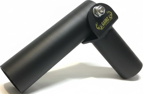 Gainz Barbell Landmine Row Anchor Attachment - 360° Swivel V-Bar/T-Bar for 2" Weight Plates