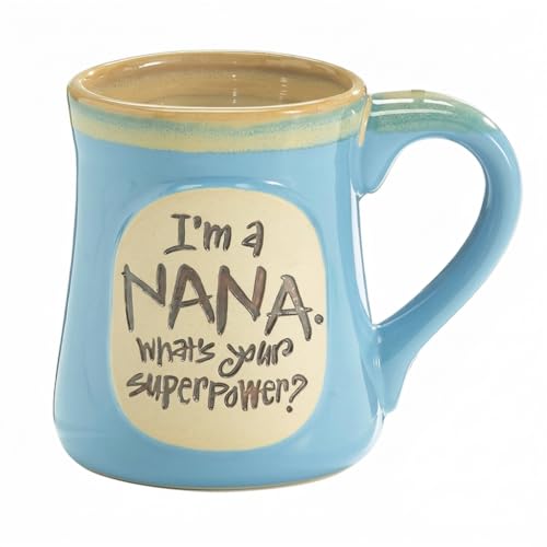 Nana Superpower Coffee Mug 18oz Floral Gift Box for Mother’s Day