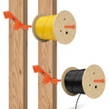 Heavy Duty Steel Cable Dispenser for Stud Mounting - Fast Wire Management