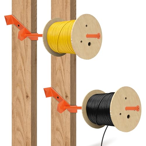 Heavy Duty Steel Cable Dispenser for Stud Mounting - Fast Wire Management