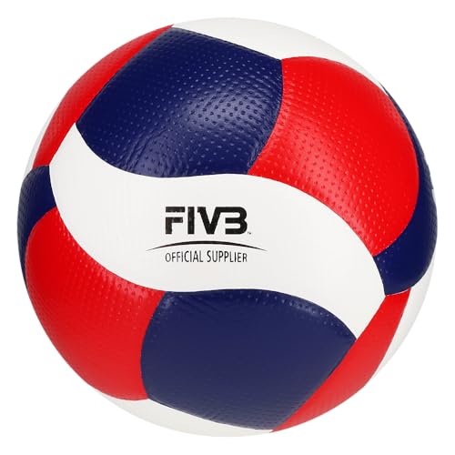 Mikasa FIVB Approved V200W-USA Official Volleyball - Durable Composite Cover