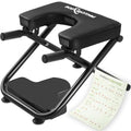 Black Yoga Headstand Bench for Inversion and Balance Training - Body Rhythm