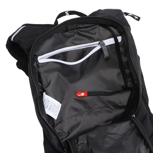 Black Salomon Unisex Agile 12 Hydration & Storage Vest with 2 500ml Flasks