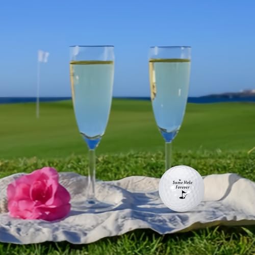 Golf Ball Bachelor Party Favor - Same Hole Forever - Funny Groomsmen Gift