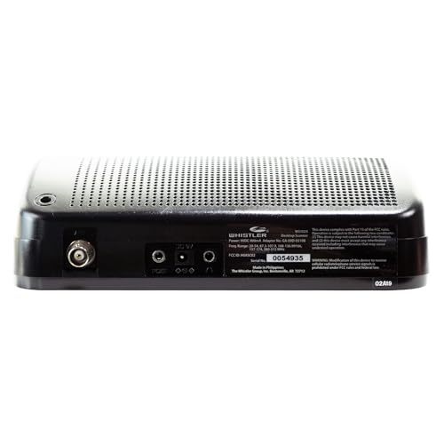 Analog Desktop Scanner with 200 Channels, Weather & Emergency Radio