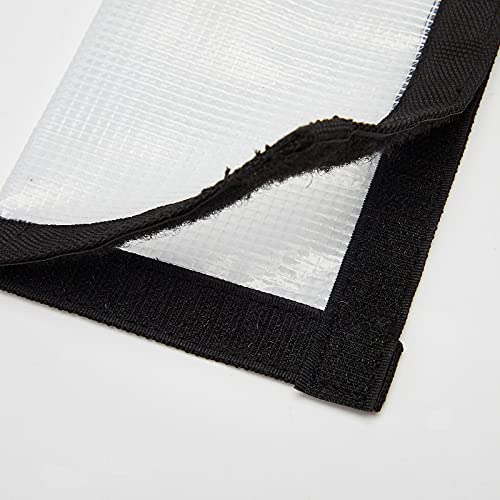 Fishing Lure Wraps for Rod Black - Tangle-Free Hook Protectors 4 Pack