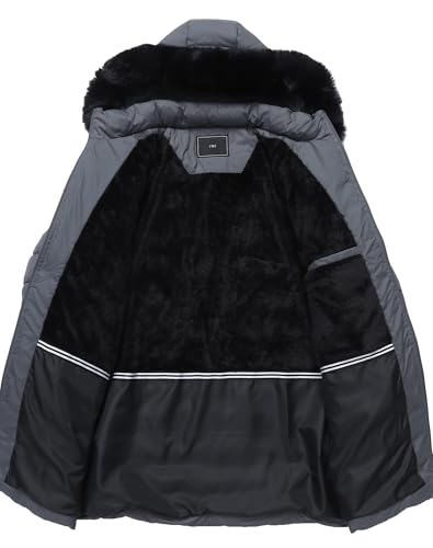 Women's Plus Size Thermal Down Coat Parka - Warm Winter Outerwear