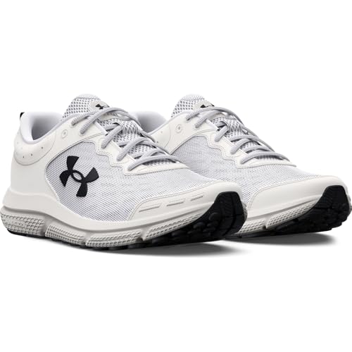 Men's Running Shoes - Under Armour Charged Assert 10 White/Black/Black 11