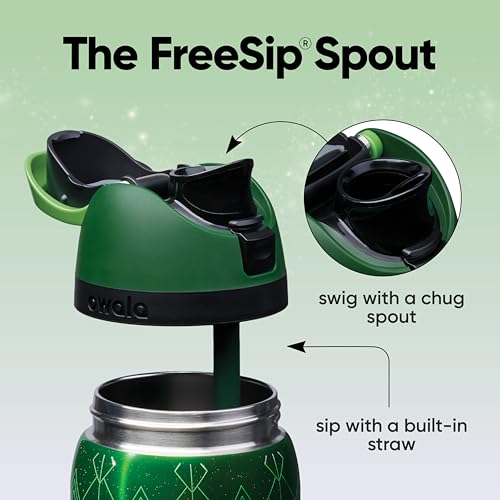 Owala Wicked FreeSip 32 oz Stainless Steel Water Bottle - Elphaba Green