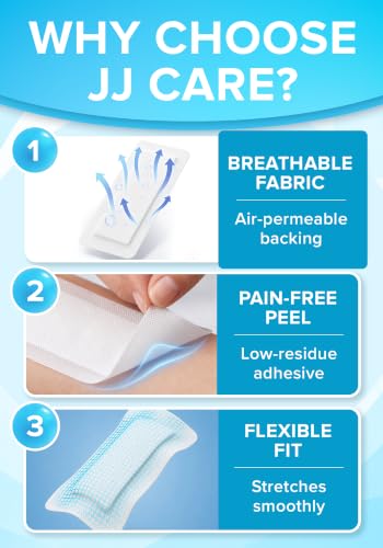 Waterproof 6x8 Inch Wound Dressings 50 Pack - Sterile, Adhesive, Hypoallergenic