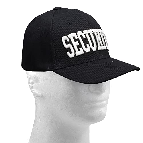 Falari Wholesale 12-Pack Security Baseball Caps - White One Size Embroidery