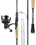 KastKing Spartacus II Plus Twin-Tip Spinning & Casting Fishing Rod & Reel Combo 6'6" M with 2000 Reel