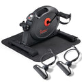 Sunny Health & Fitness Smart Mini Cycle Dark Grey - Under Desk Pedal Exerciser for Arm & Leg Workout