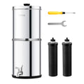 VEVOR 2.25G Stainless Steel Gravity Water Filter System Non-Visible Water Level