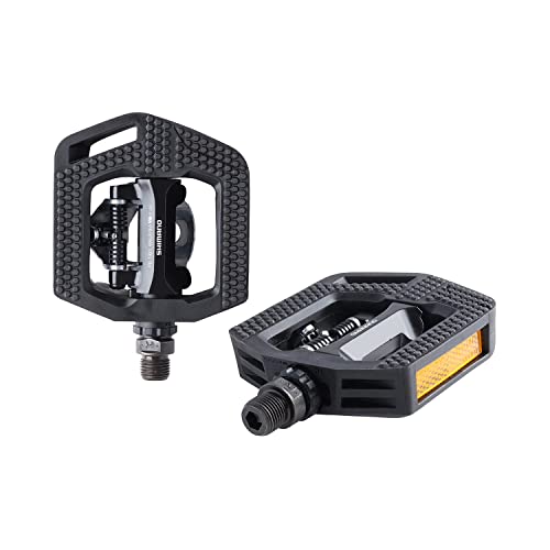 Shimano Pedals PD-T421 CLICK'R Flat Bicycle Pedals - Standard / One