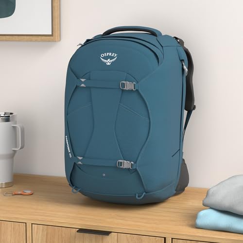 Travel Backpack for Women 40L Night Jungle Blue - Lightweight & Durable