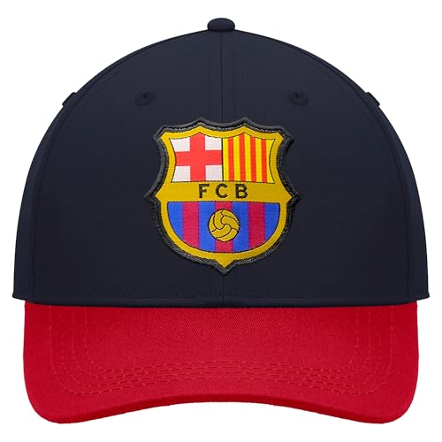 Unisex FC Barcelona Cap - Officially Licensed Sports Hat, Navy, One Size