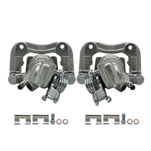 Chefull Rear Brake Caliper Assembly with Bracket for Honda Accord 1998-2007 & Acura TSX 2004-2008 - 19B2069 & 19B2068