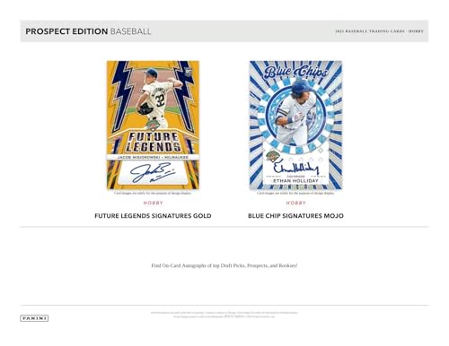 2025 Panini Prospect Edition Baseball Trading Card Box with 4 Autographs