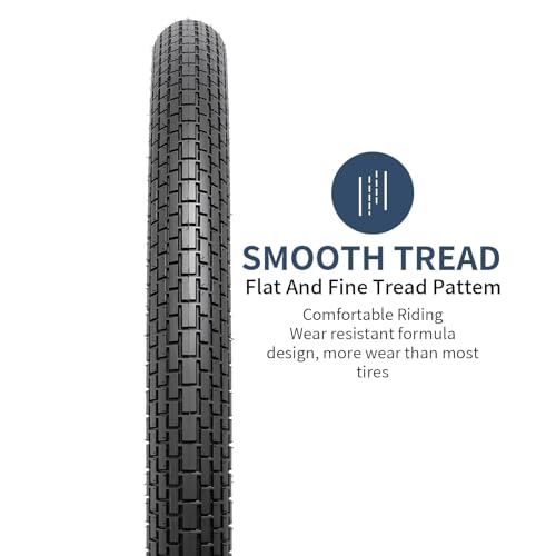 YUNSCM 27.5" Bike Tires Black01 - 27.5x2.30 Road Bicycle Tire Set