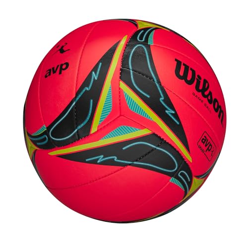 Wilson AVP GRX Grass Volleyball - Official Size with Spin Detection