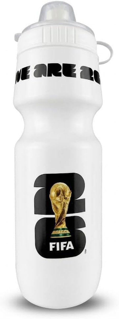 FIFA World Cup 2026 Water Bottle - 24oz Refillable, BPA-Free, Pull-Top Cap - Ideal for Sports & Daily Use
