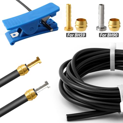 3000mm Bicycle Hydraulic Brake Hose Kit for Shimano, SRAM, Avid - Includes Fittings & Cutter